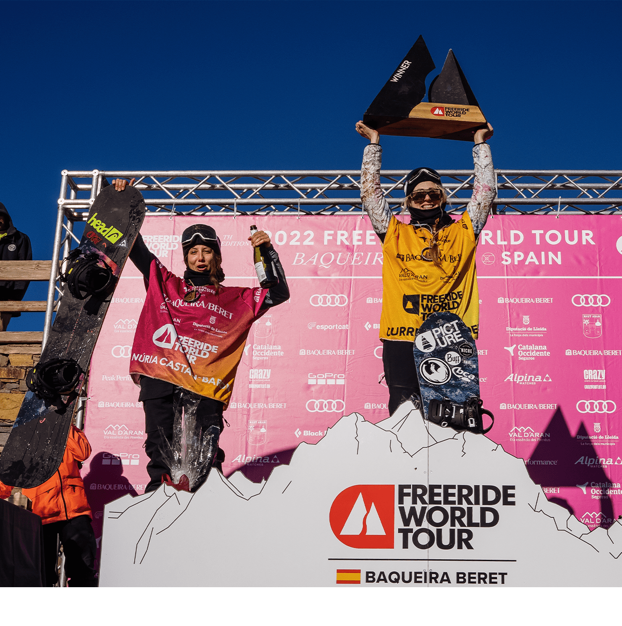 NÚRIA CASTÁN IN SECOND PLACE IN THE FIRST COMPETITION OF THE FWT IN BAQUEIRA-BERET, SPAIN